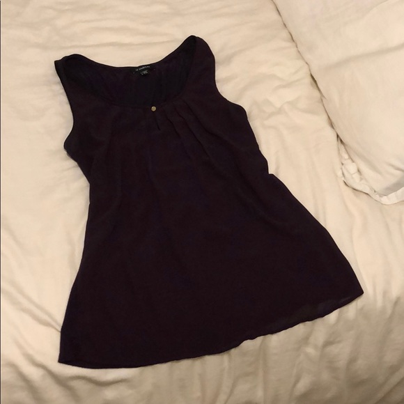 Le Chateau Purple Tank Blouse - Picture 1 of 2